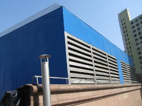 Acústica Acuspro Silenciador Louver Louvre Control de Ruido